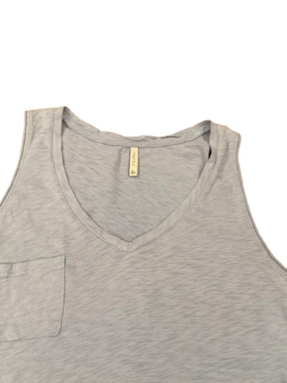 Z Supply Women’s Light Blue V-Neck Tank Top Size Large - Picture 4 of 6